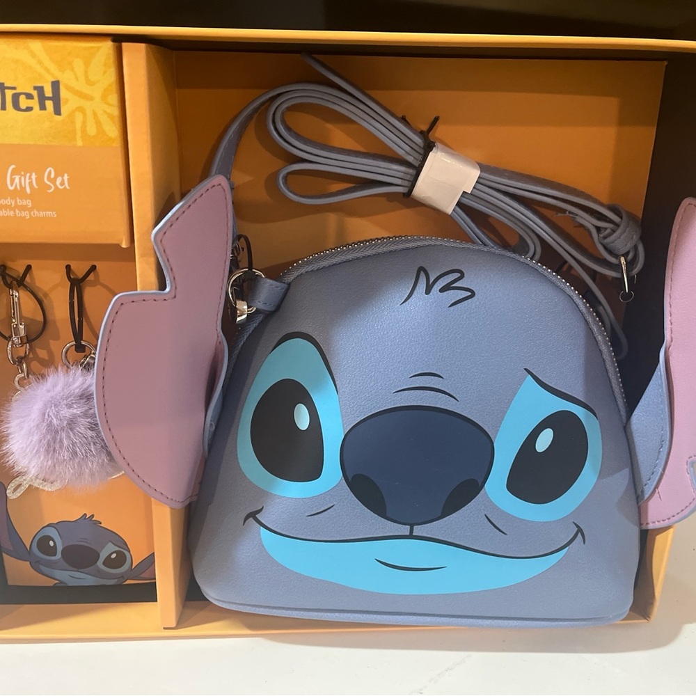 Stitch Kids Crossbody Bag - Blue and Purple